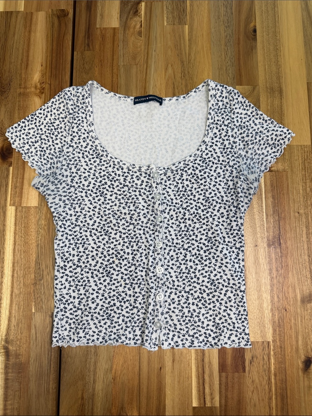 Brandy Melville Floral Tee